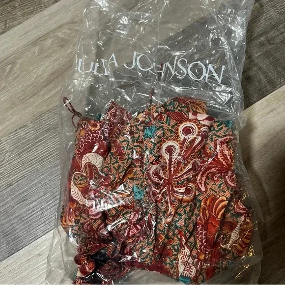 NWT Ulla Johnson Arlo 100% Cotton Poplin Romper Playsuit Size 6 - Picture 7 of 15